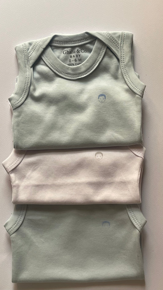 3-Pack Tank (Baby Blue & White)