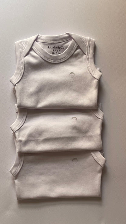 3-Pack Tank (Pure White)